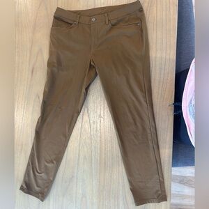 Lululemon Commission Pants Brown 34x30 Classic Fit